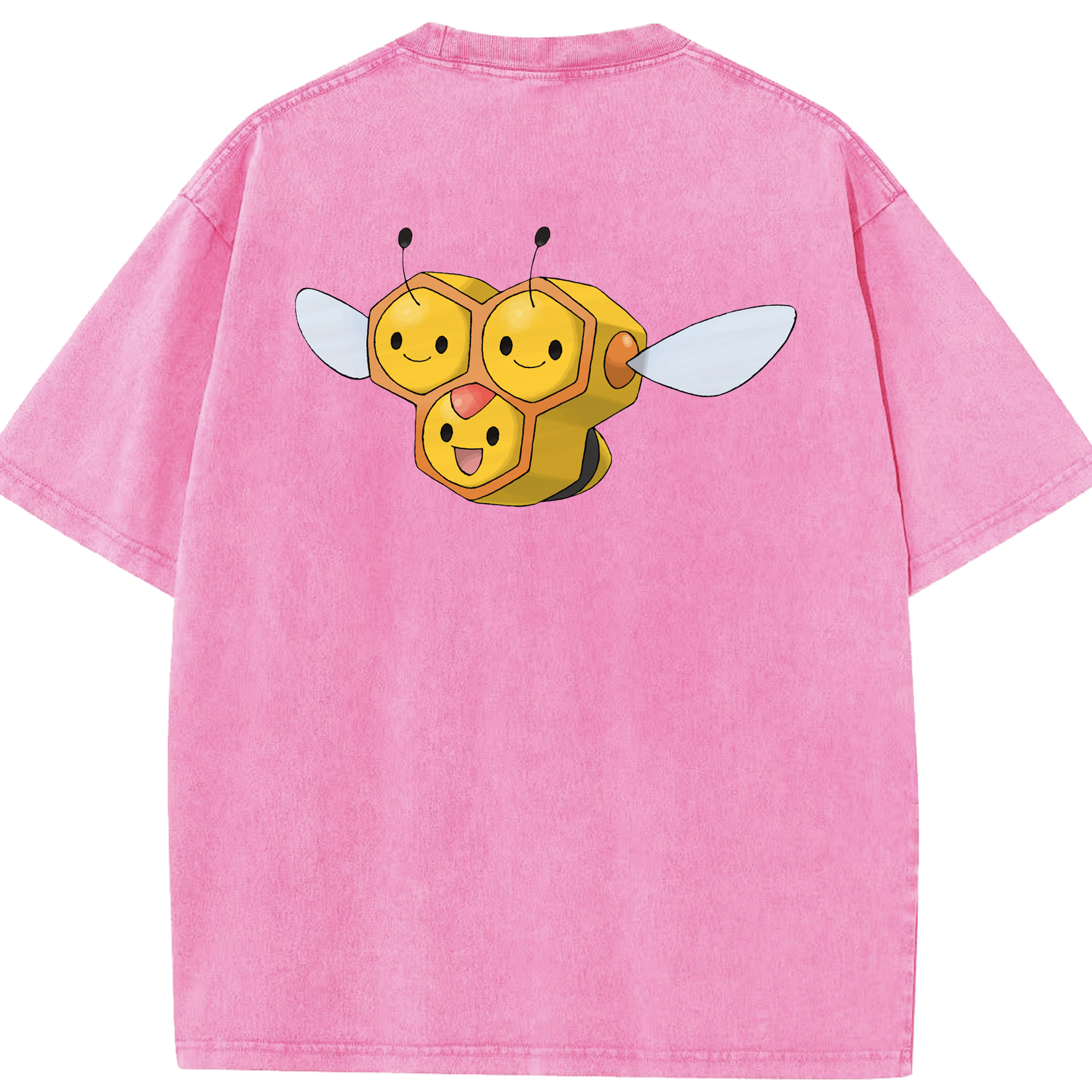 （画像用） ポケットモンスター Pokémon 綿100% ヴィンテージ風 半袖Tシャツ（背面プリント）